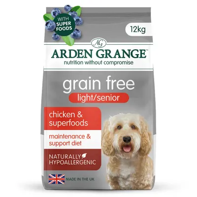 Arden Grange GF Light/Senior Chicken Superfood 12kg