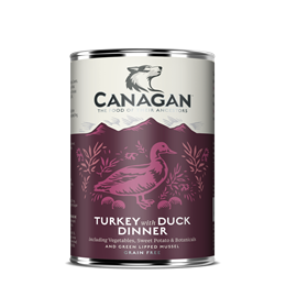Canagan Wet Food - Turkey &amp; Duck Dinner For Dogs 400g