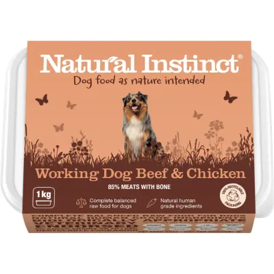 Natural Instinct Working Dog Beef &amp; Chicken 1kg