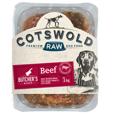 Cotswold Raw 80/10/10 Adult Working Beef Mince 1kg