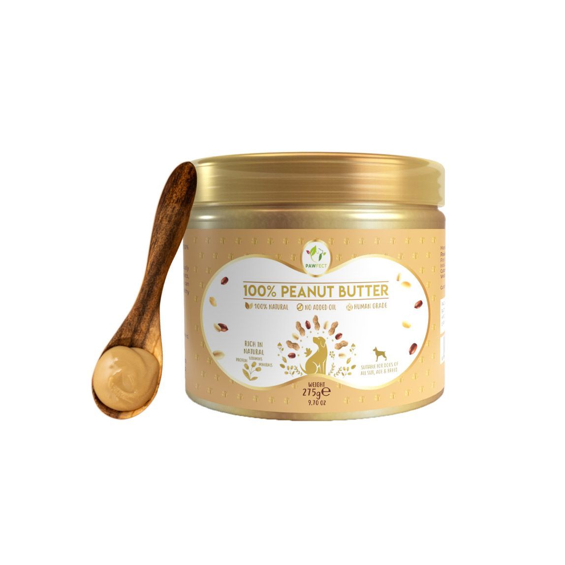 Pawfect Peanut Butter - 100% Natural Peanut Butter 275g