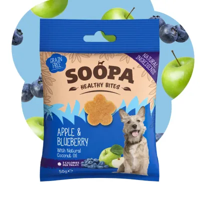 Soopa Apple &amp; Blueberry Dog Treats
