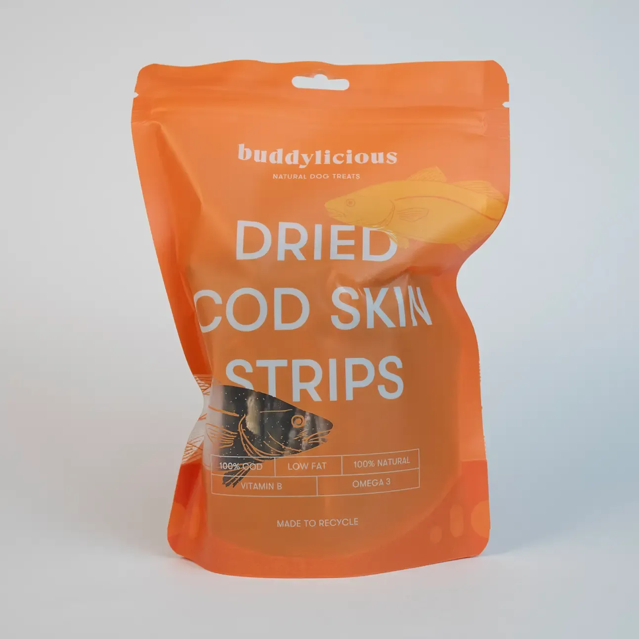 Buddylicious 100% Cod Skin Strips