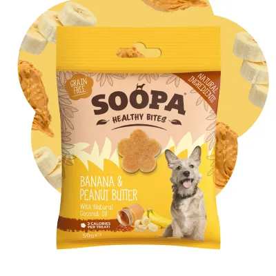 Soopa Banana &amp; Peanut Butter Dog Treats