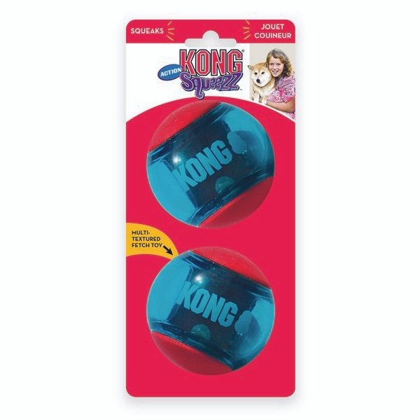 Kong Squeezz Action Red Large
