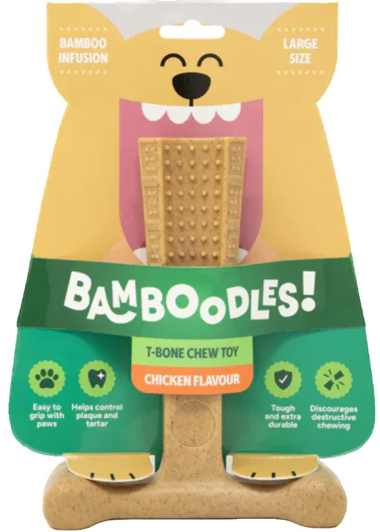 Bamboodles T-Bone Chew Large Chicken