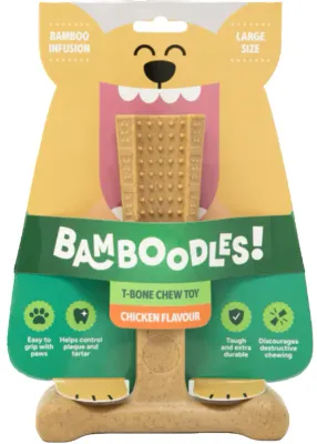 Bamboodles T-Bone Chew Medium Chicken