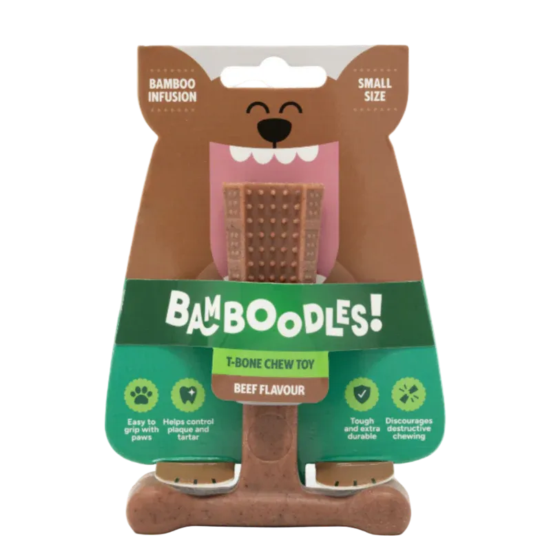 Bamboodles T-Bone Chew Medium Beef