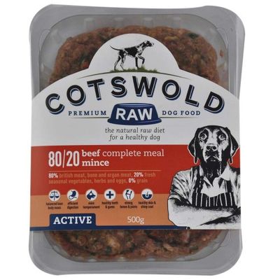 Cotswold Raw 80/20 Adult Working Beef Mince 500g