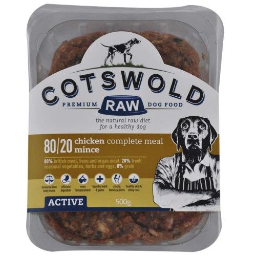 Cotswold Raw 80/20 Adult Working Chicken Mince 500g