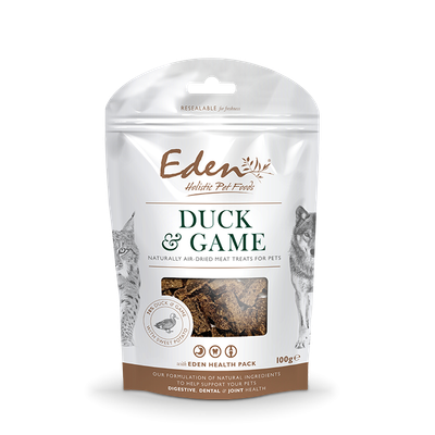 Eden Air Dried Duck &amp; Game Treats