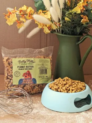 Betty Miller Wheat Free Peanut Butter Crunchy Mini Bones 400g