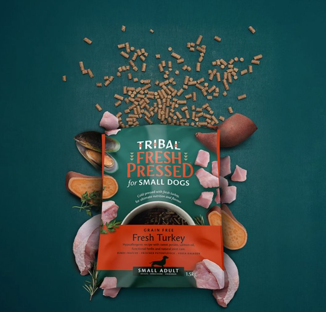 Tribal Fresh Pressed - Adult Small Breed Turkey 1.5kg