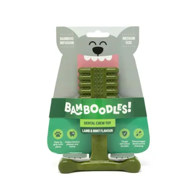 Bamboodles T-Bone Chew Small Mint &amp; Lamb