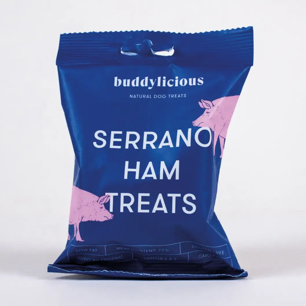 Buddylicious Natural Serrano Ham Healthy Dog Treats