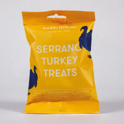 Buddylicious Natural Serrano Turkey Healthy Dog Treats