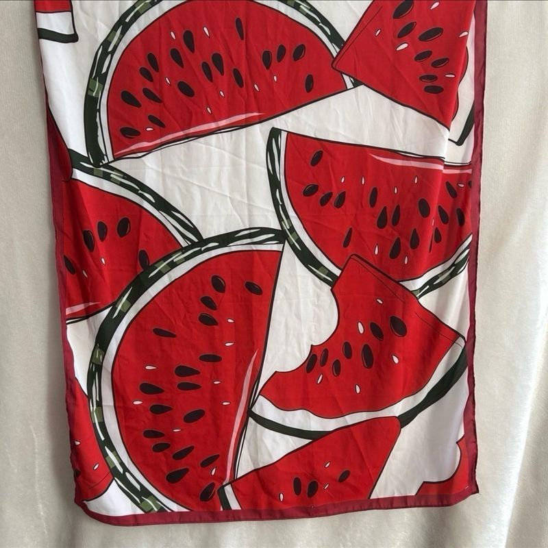 White Watermelon Silk Hijab
