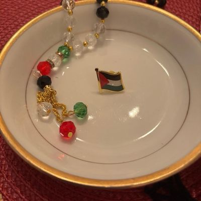 Palestine Mini Flag Enamel Pin