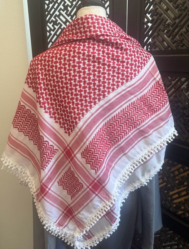 Red Woven Keffiyeh