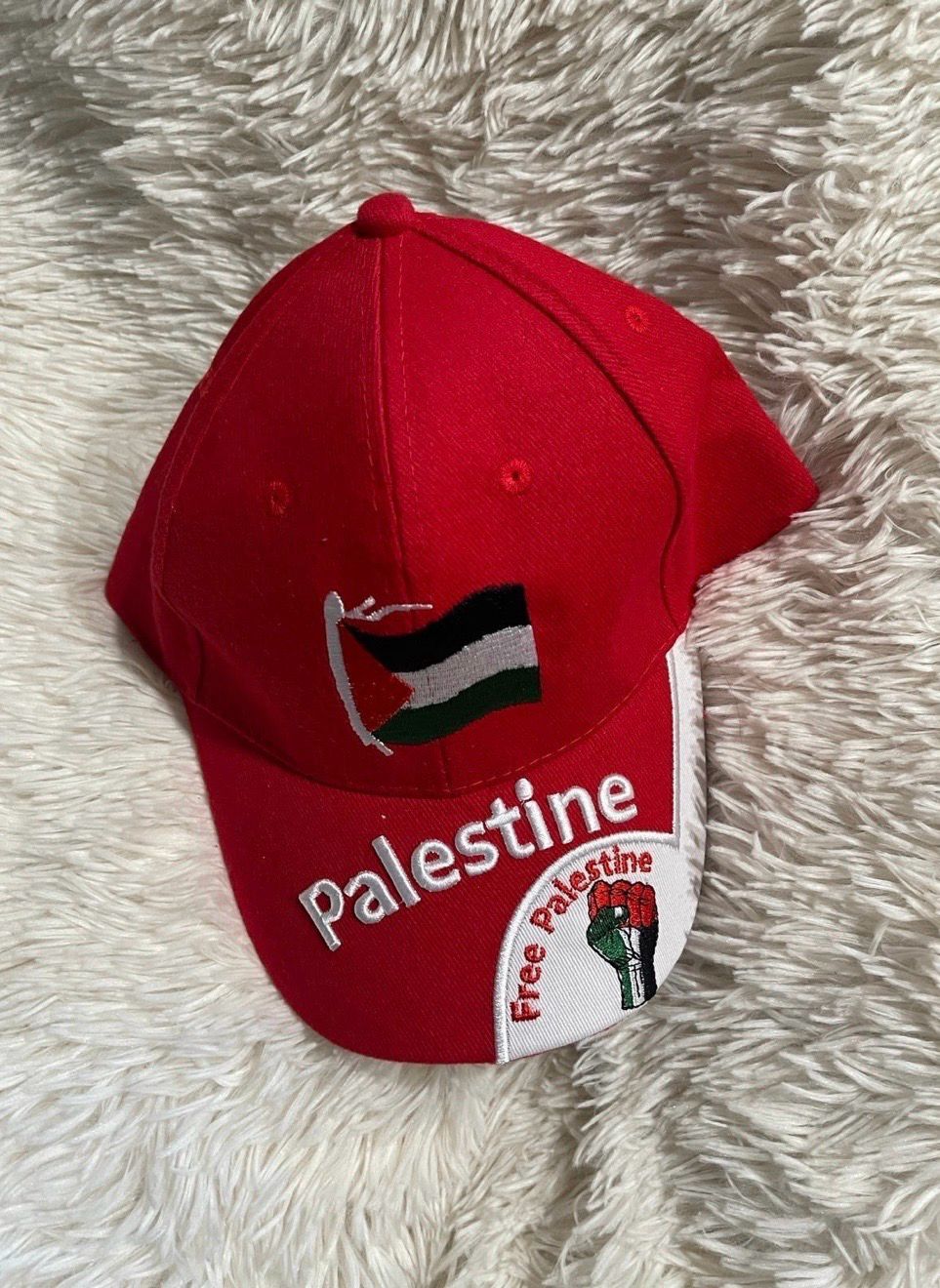 Red Free Palestine Cap