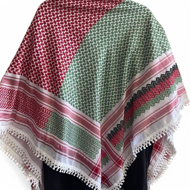 Limited Edition: Red Flag Colors Woven Keffiyeh
