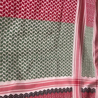Limited Edition: Red Flag Colors Woven Keffiyeh