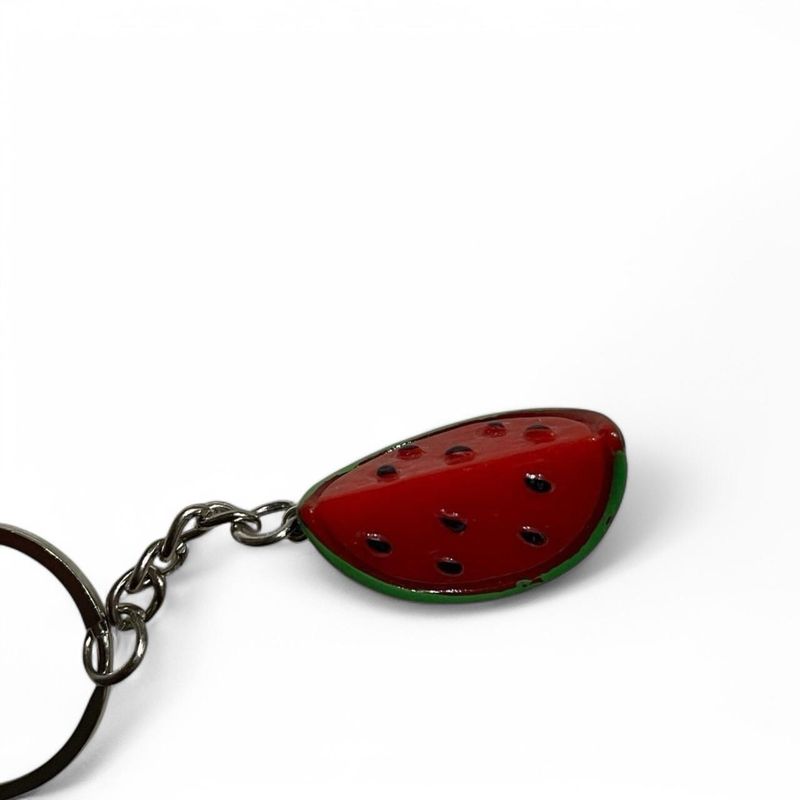 Watermelon Resin Keychain