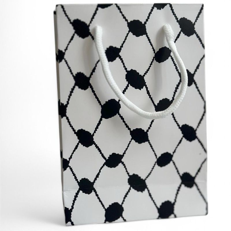 Mini Keffiyeh Print Gift Bag