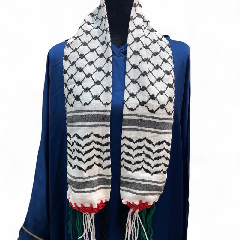 Limited Edition: Original White Woven Keffiyeh Stole