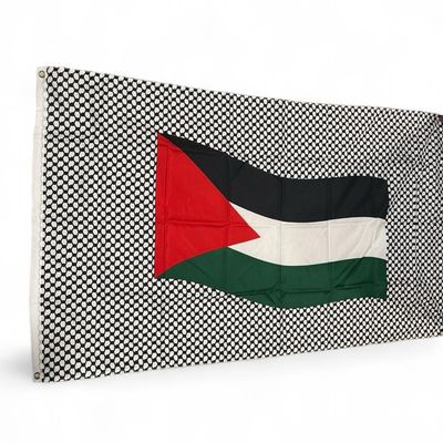 Original Large Palestine Keffiyeh Flag