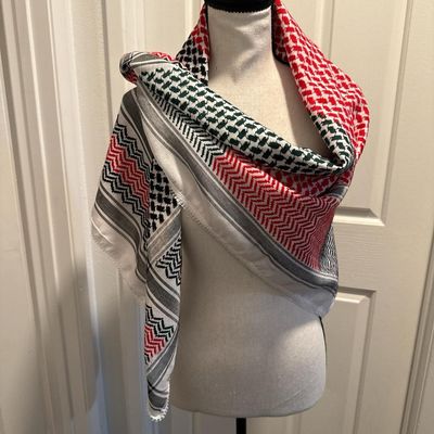 Original Flag Color Woven Keffiyeh