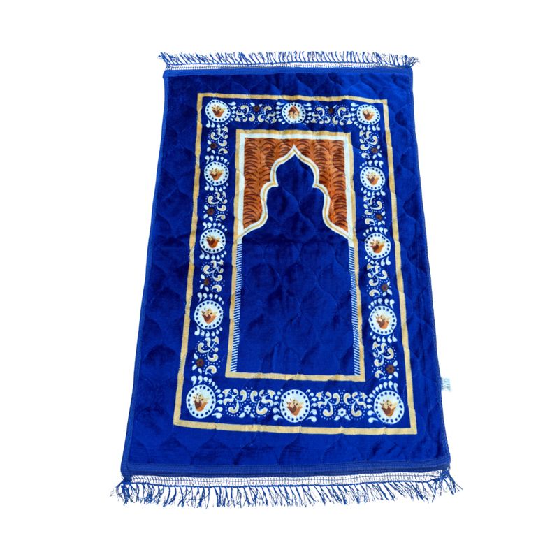 Prayer Mat Extra Cushion (Royal Blue)