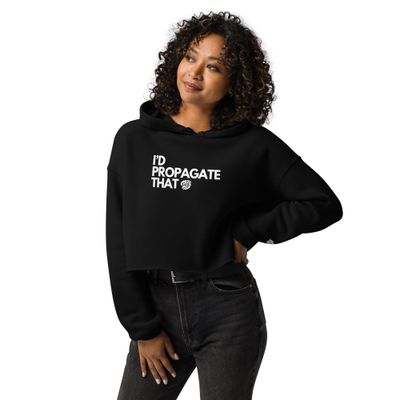 Cropped Propagate Hoodie