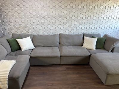 (LIKE NEW) (DOWN EAST) Massive Modern Modular Couch Couch Dupe Sectional