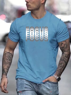 Focus T-Shirt - Ljusblå