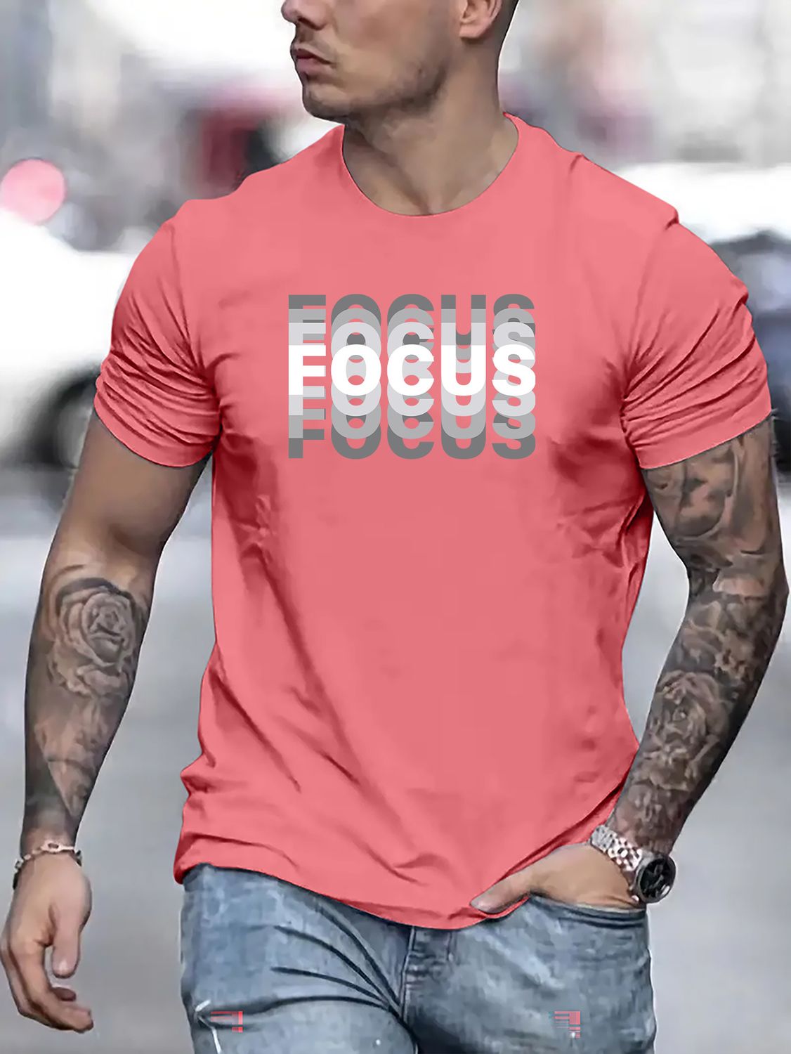 Focus T-Shirt - Rosa