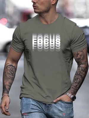 Focus T-Shirt - Mellangrå