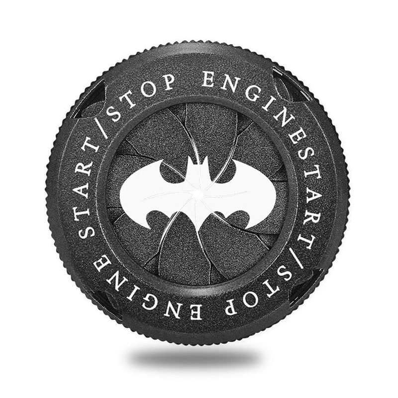 Batman Startknapp – Metallring med Inbyggd Roterande Funktion