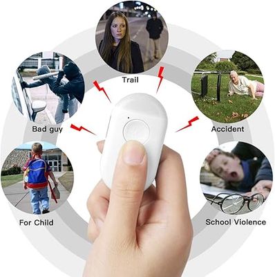 Personal Alarm - med 3 säkerhetsfunktioner