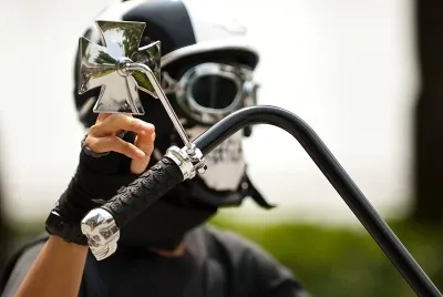 SkullFace - Motorcykelmask