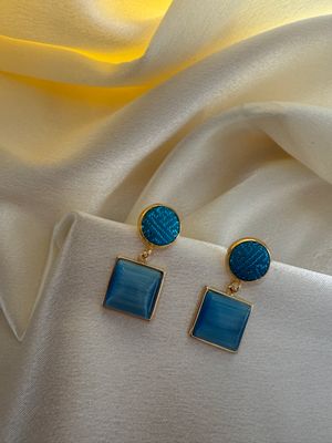 Sky Drop Earrings, Sky Blue