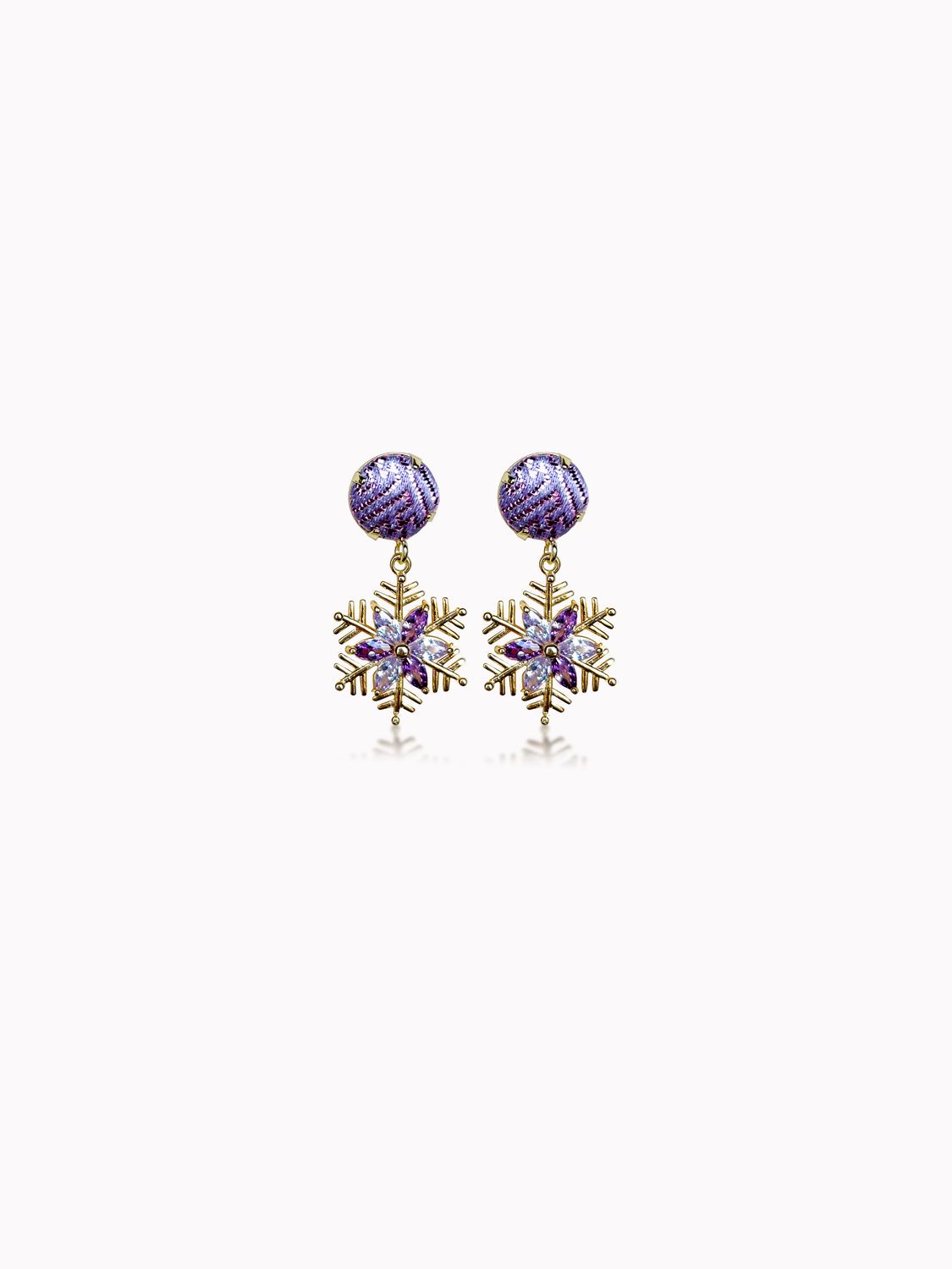 Snowflake Twilight Drop Earings