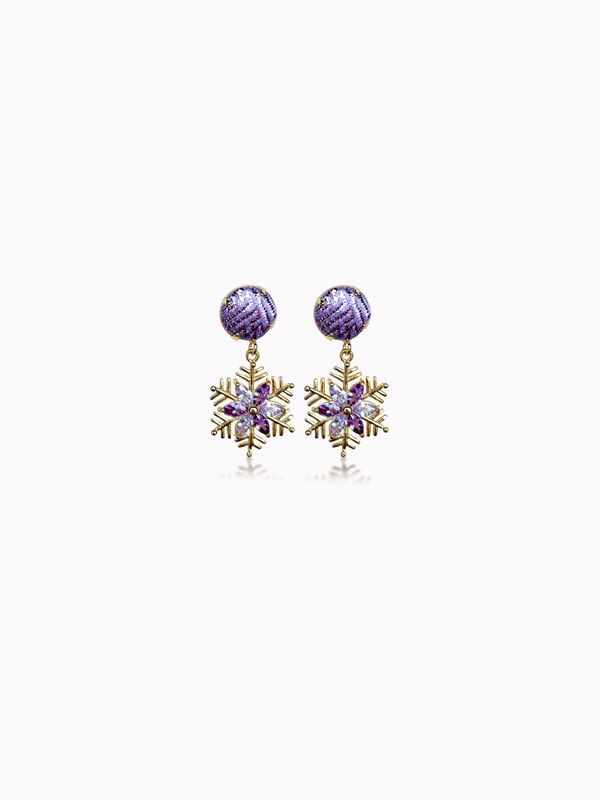 Snowflake Twilight Drop Earings