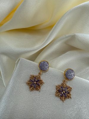Snowflake Twilight Drop Earings