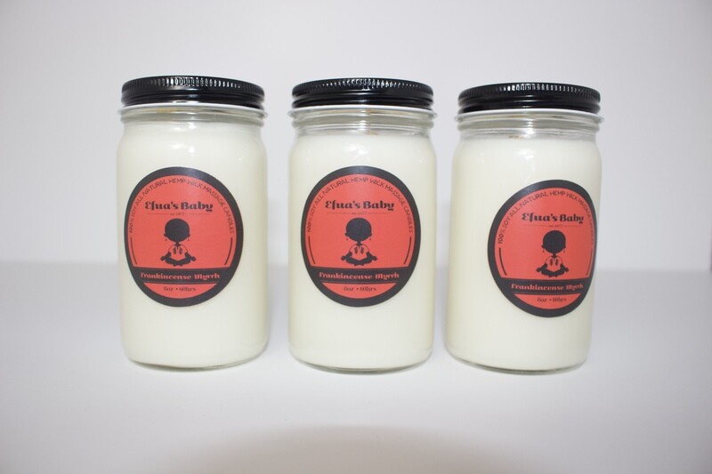 Frankincense/Myrrh 8oz Soy Candle