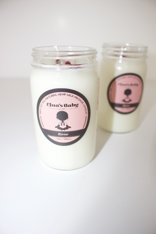 Rose 8oz Soy Candle