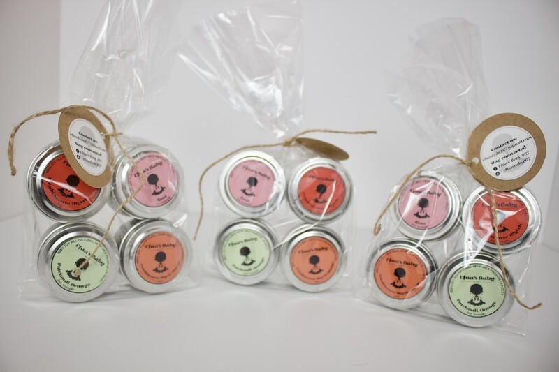 Sample Set 2oz Tin Classic Scent 4 Pack