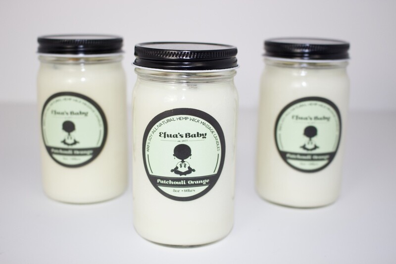 Patchouli/Orange 8oz Soy Candle