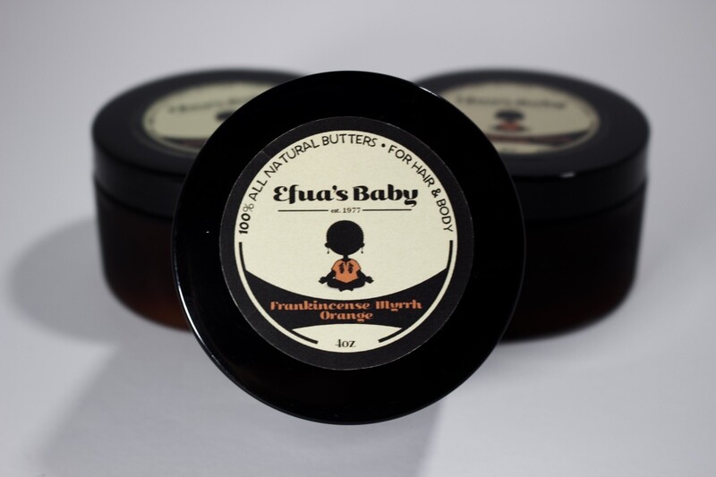 Frankincense/Myrrh/Orange 4oz Hair &amp; Body Butters