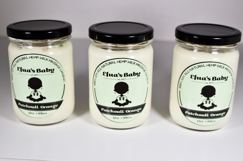 Patchouli/Orange 12oz  Soy Candle